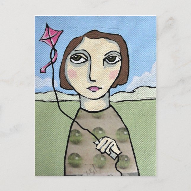 Fly a Kite Postcard (Front)