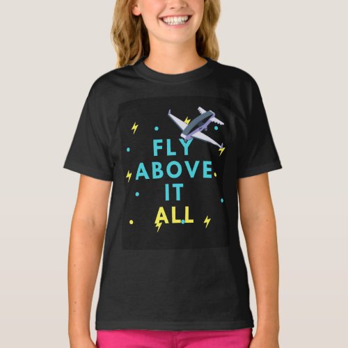 Fly Above it All for Air Taxi AAM UAM VTOL EVTOL T_Shirt