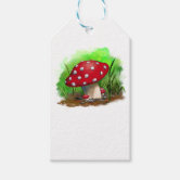 Joy Rustic Woodsy Watercolor Mushroom Christmas Wrapping Paper Sheets -  Moodthology Papery