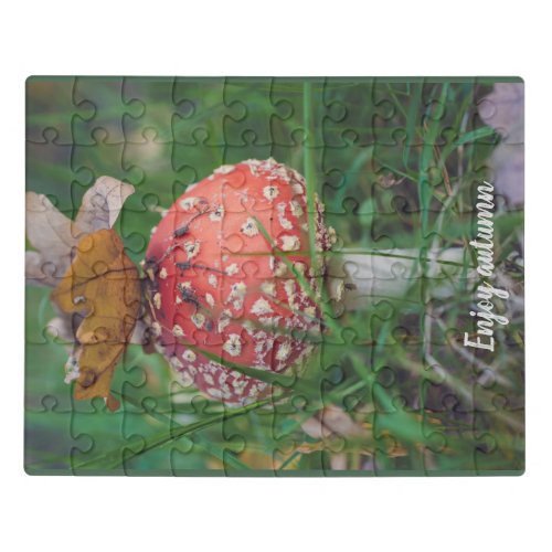 Fly agaric mushroom jigsaw puzzle