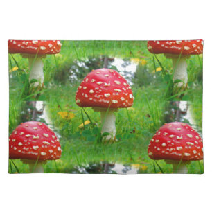 Fly Agaric Mushrooms Placemat