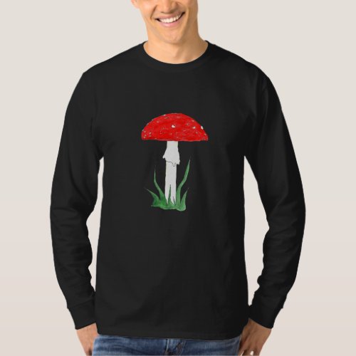 Fly Agaric Symbol Of Good Luck And Harbinger Of Au T_Shirt