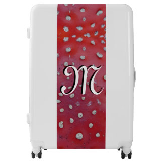 Fly Amantis Pattern Cust. Monogram Suitcase