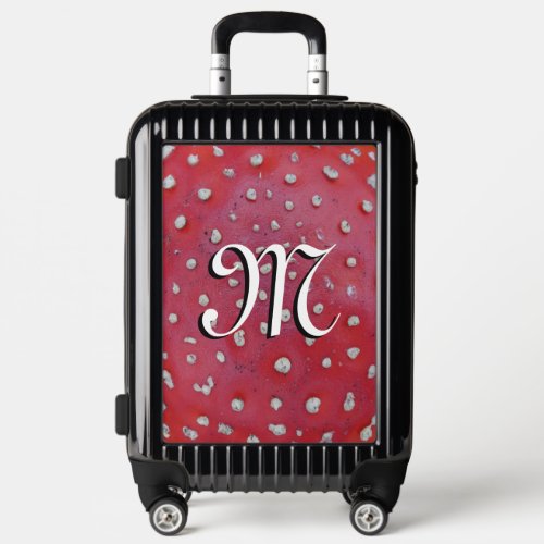 Fly Amantis Pattern Cust Monogram Suitcase