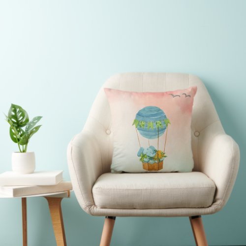 Fly as high as you can throw pillow
