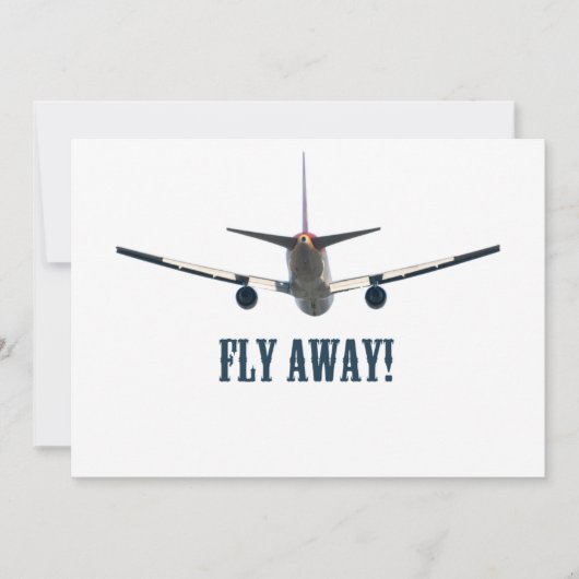 Fly away airplane (Front)