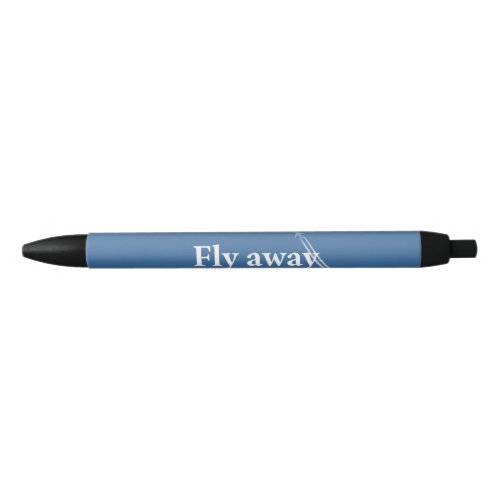 Fly away black ink pen