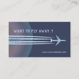 Fly Away ✈ Business Card