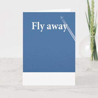 Fly away card