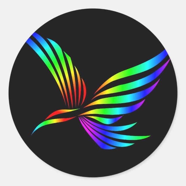 Fly Away Classic Round Sticker (Front)