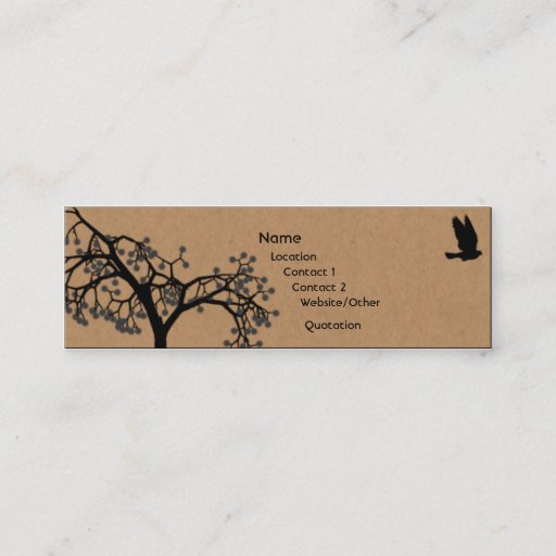 Customizable Fly Away Business Card Template