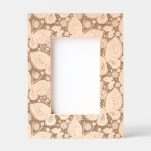 Fly Away Paisley Butterfly Print Green  Engraved Frames
