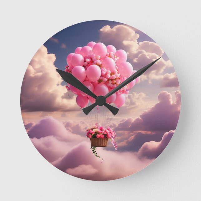 Fly Away Round Clock (Front)