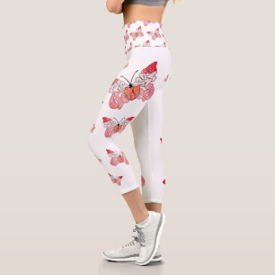 Fly Away to Be Happy High Waisted Capris leggings