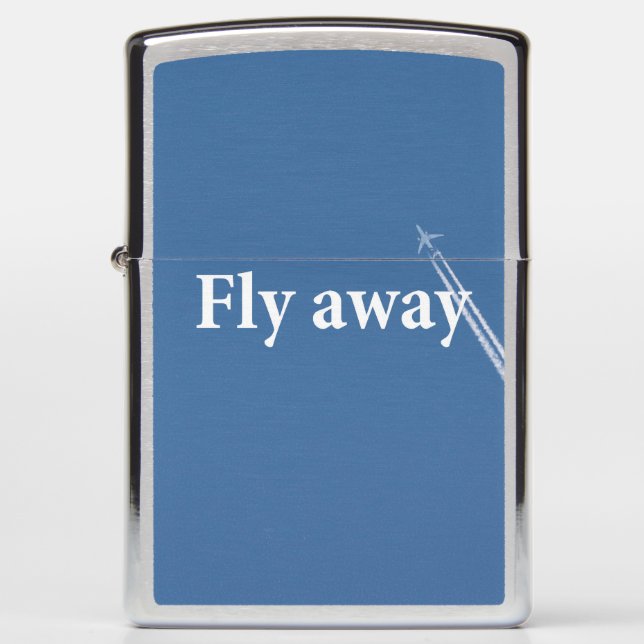 Fly away zippo lighter (Front)