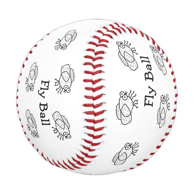 Fly Ball Baseball (Angled)