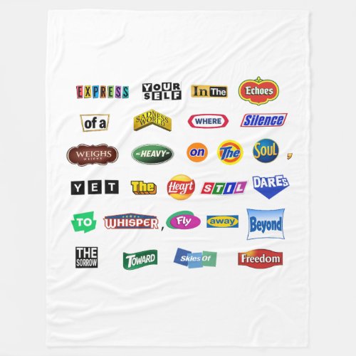 Fly Beyond Sorrow Fleece Blanket