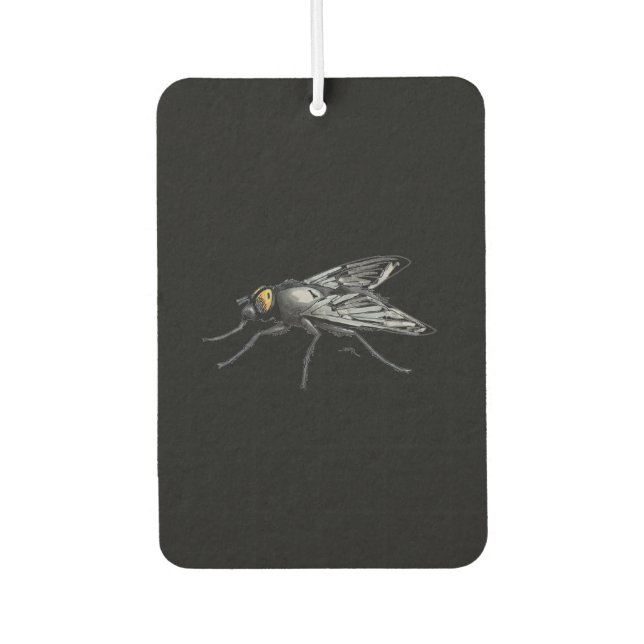 Fly Buddy black car air freshener (Front)