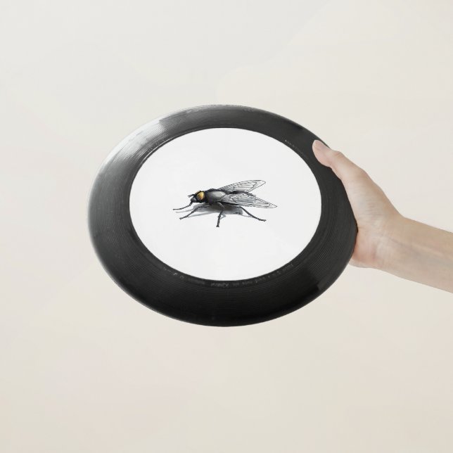 Fly Buddy black Frisbee (In Hand)