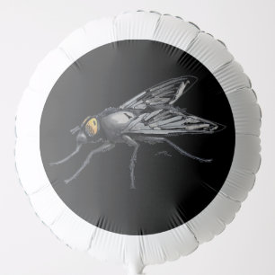 Fly Buddy black helium balloon
