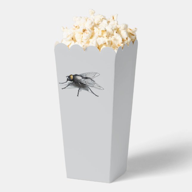 Fly Buddy giant fly gray popcorn boxes (Popped)