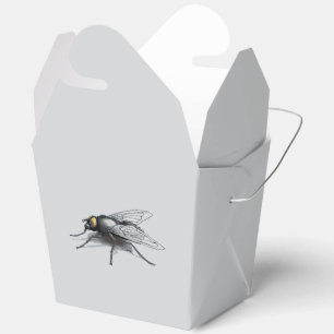 Fly Buddy giant fly gray take out box