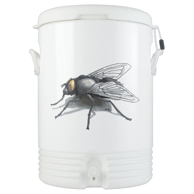 Fly Buddy giant fly Igloo beverage cooler 10 gal (Front)