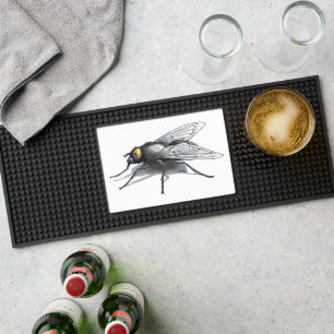 Fly Buddy giant fly white bar mat