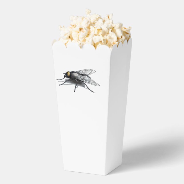 Fly Buddy giant fly white popcorn boxes (Popped)