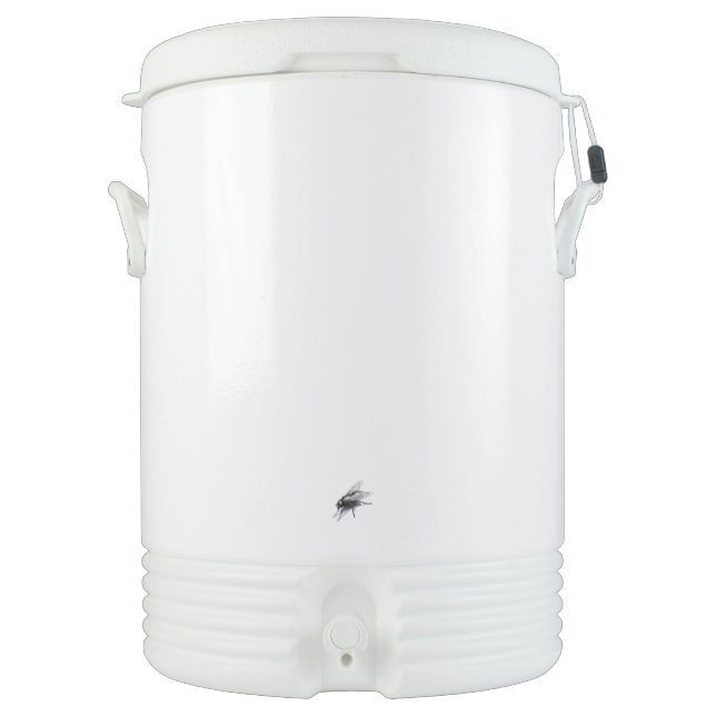 Fly Buddy Igloo beverage cooler 10 gal (Front)
