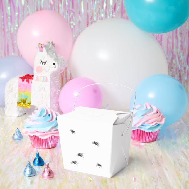 Fly Buddy many flies white take out box (Party)