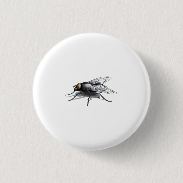 Fly Buddy small round button (Front)