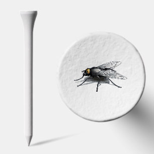 Fly Buddy white golf tee top