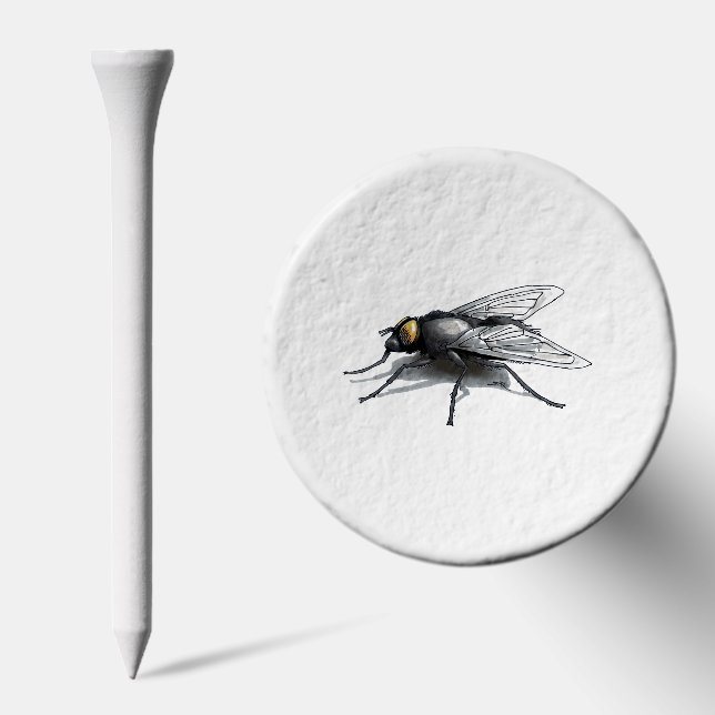 Fly Buddy white golf tee top (Combo)