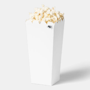 Fly Buddy white popcorn boxes