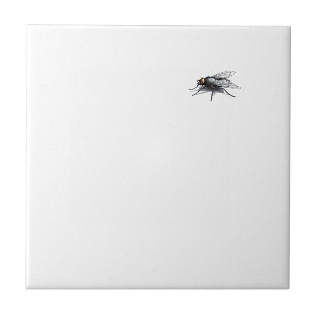 Fly Buddy white small tile (Front)