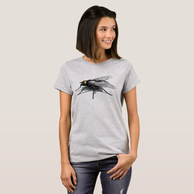 Fly Buddy women gray t-shirt (Front Full)
