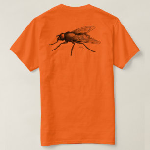 Fly Buddy women orange t-shirt back