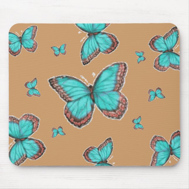 Fly Butterflies Mouse Pad (Front)