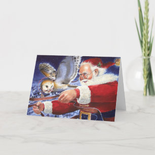 Fly By Night Holiday Card