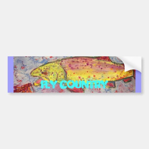 Fly Country Bumper Sticker