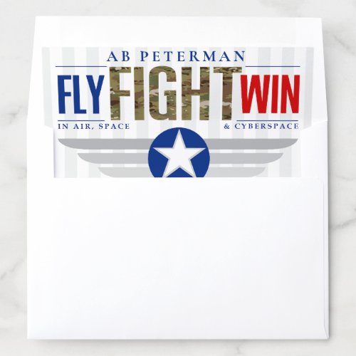 Fly Fight Win Basic Training Card Envelope Liner