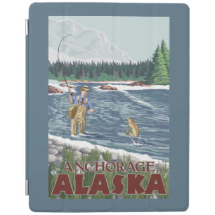 Fly Fisherman - Anchorage, Alaska iPad Smart Cover