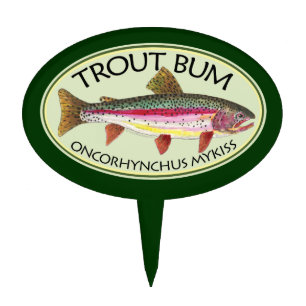 Fly Fisherman Cake Topper