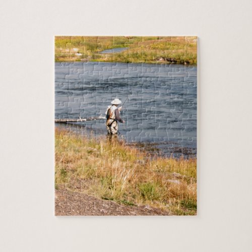 Fly Fisherman Jigsaw Puzzle