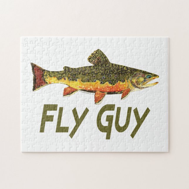 Fly Fisherman Jigsaw Puzzle (Horizontal)