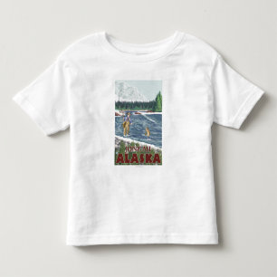 Fly Fisherman - Juneau, Alaska Toddler T-shirt