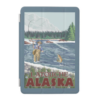 Fly Fisherman - Latouche, Alaska iPad Mini Cover