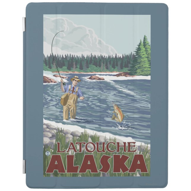 Fly Fisherman - Latouche, Alaska iPad Smart Cover (Front)