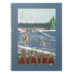 Fly Fisherman - Petersburg, Alaska Notebook